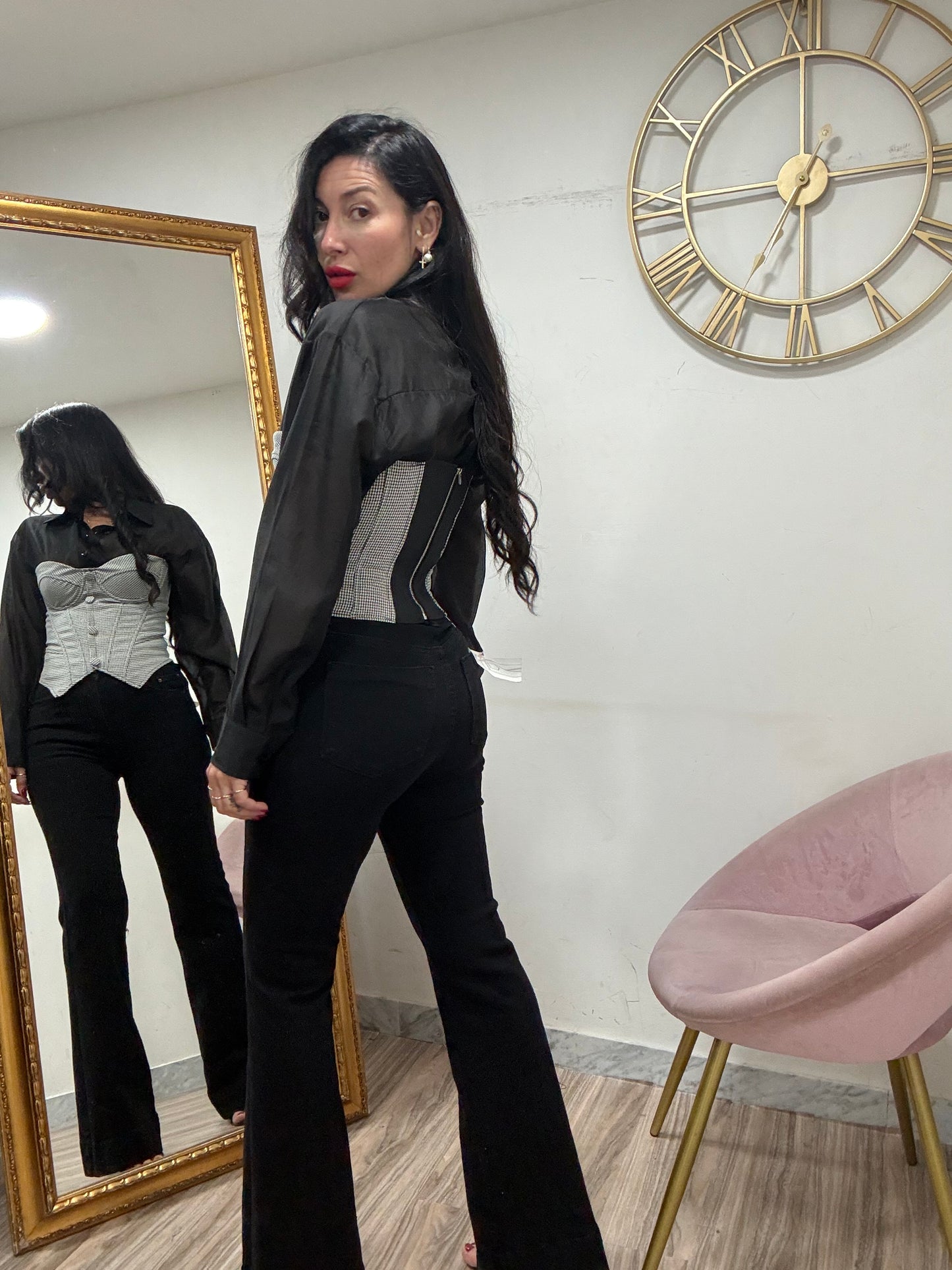 Corsetto steccato piedi pull