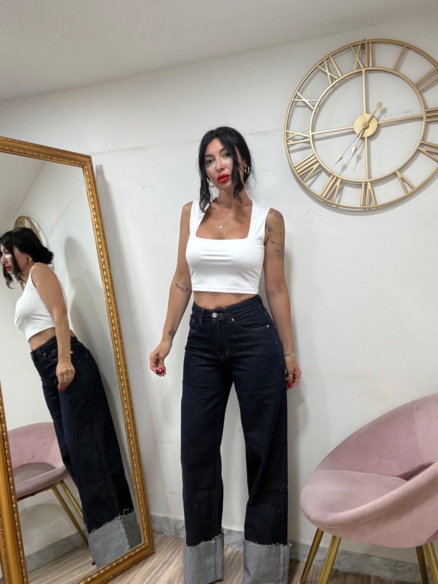 Jeans tasca cuore 3559