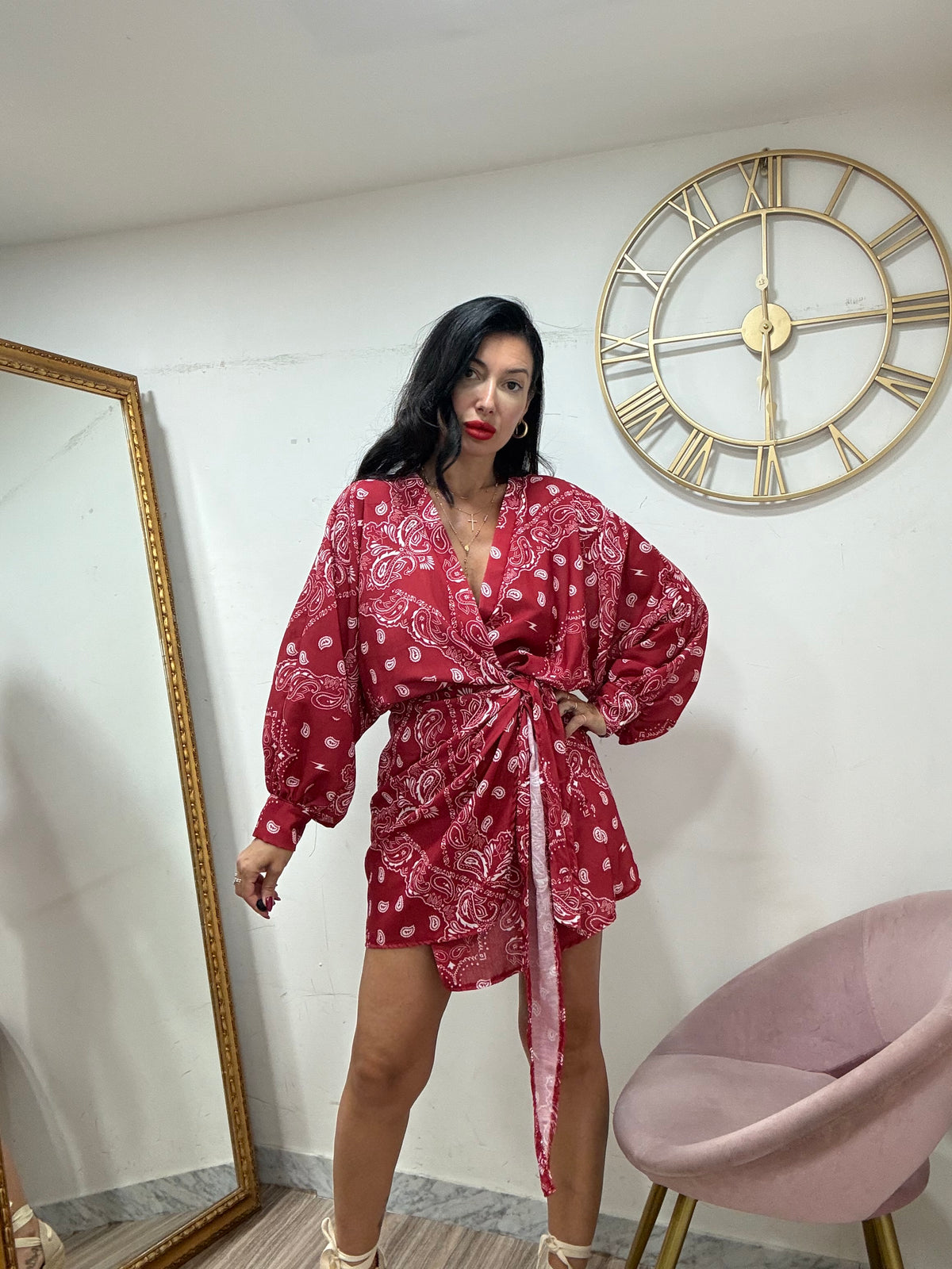 Mini Dress bandana portafoglio 668088