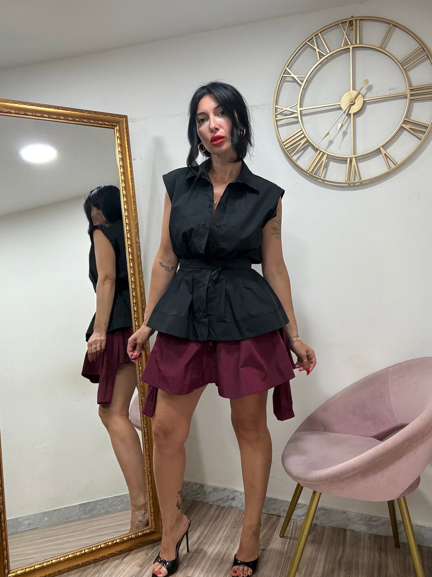 Camicia giro manica lunga Just west 1952