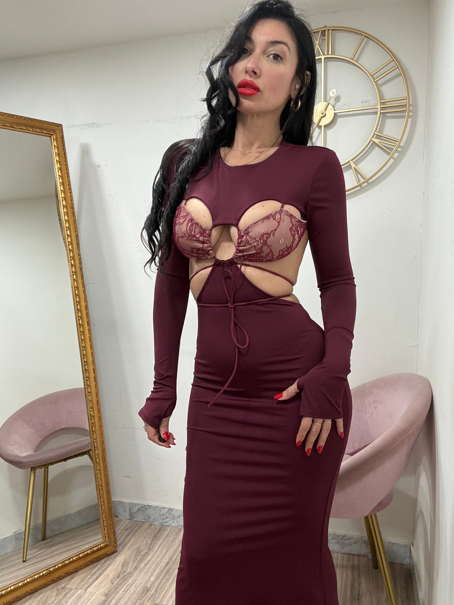 Dress fascia pizzo 1984