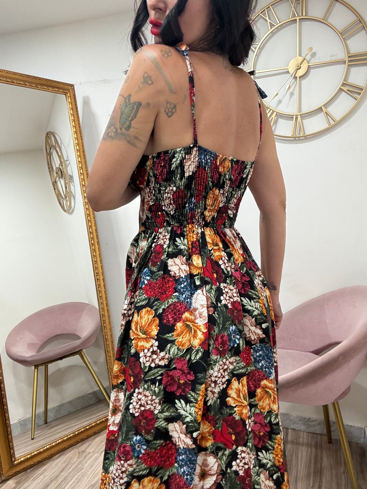 Dress fiori conchiglia 599588