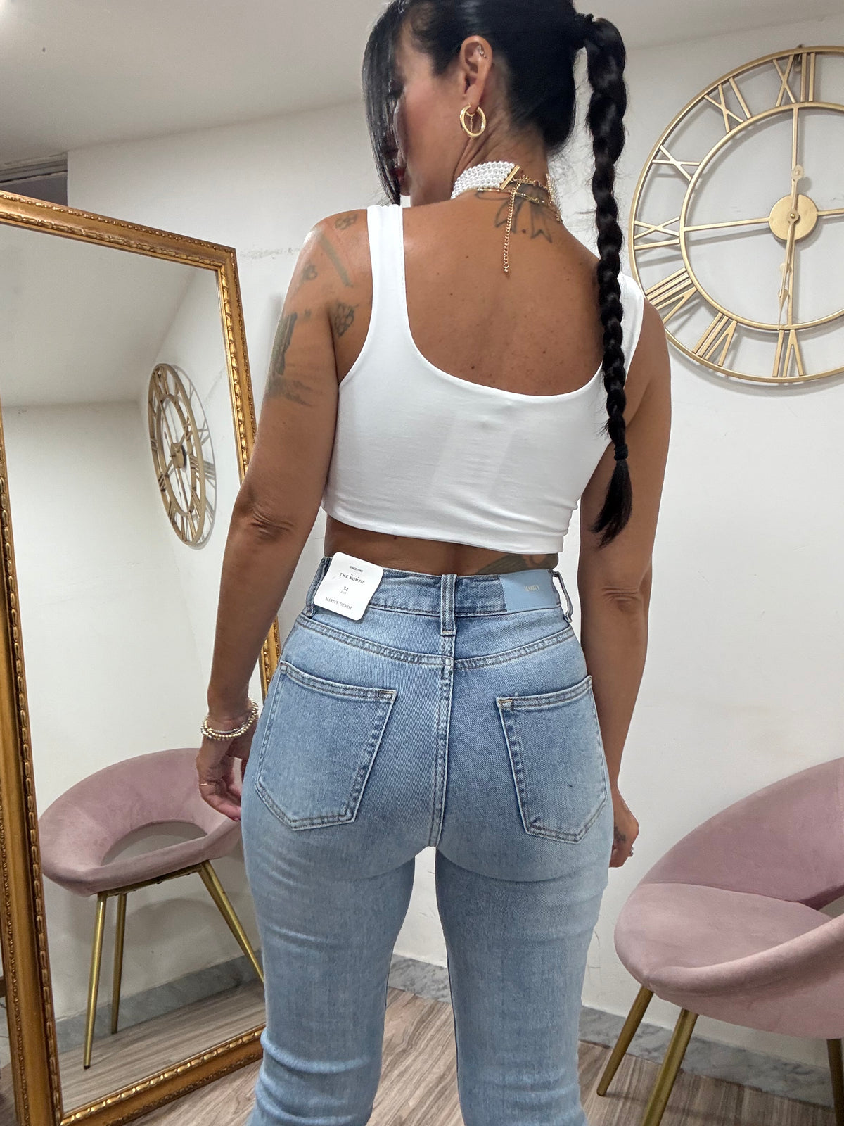 Jeans bottoni 573