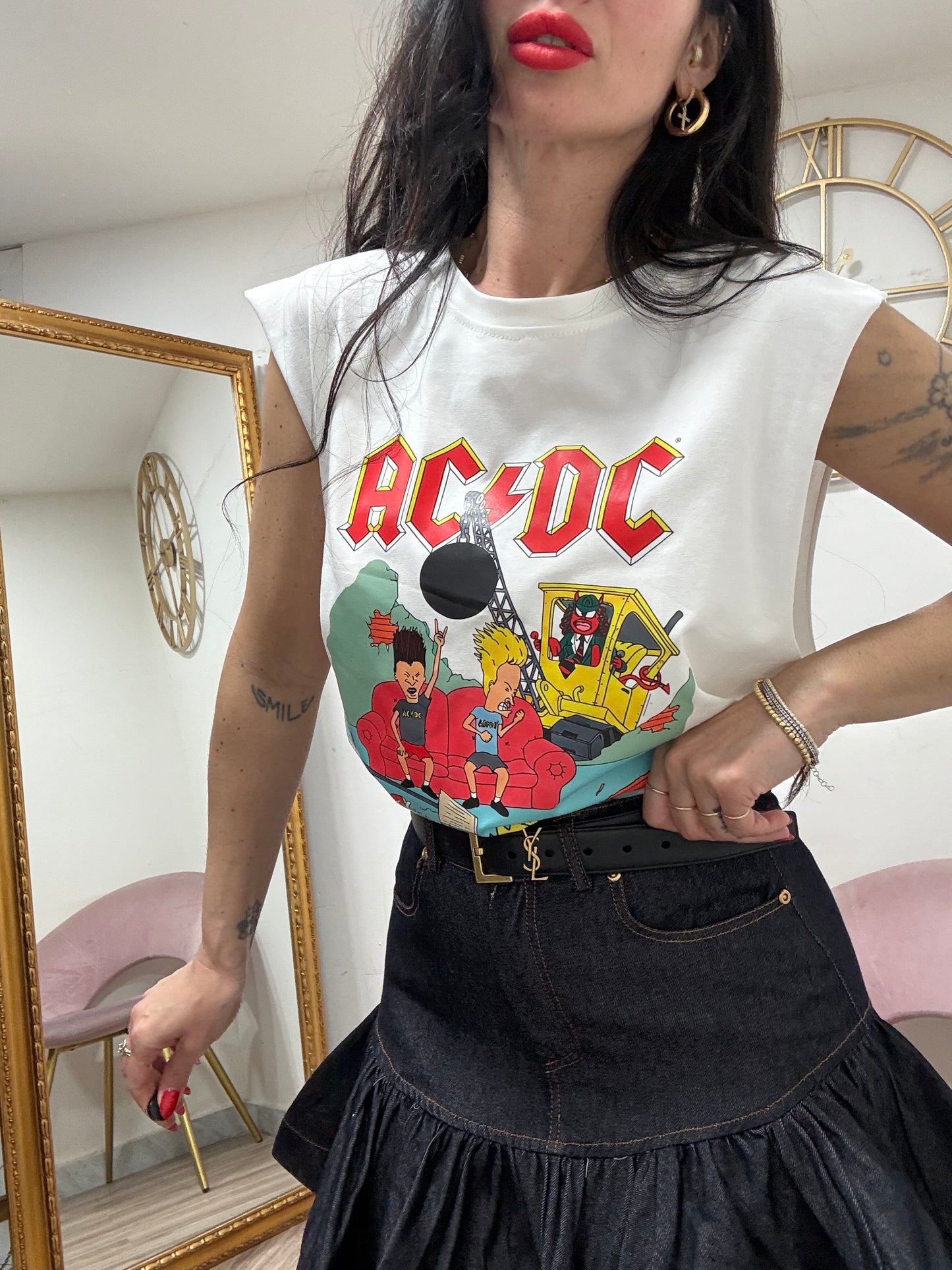 Gonna denim balze 2393