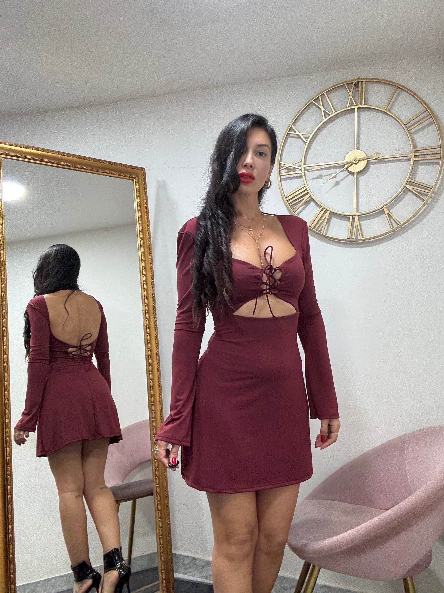 Dress mini doppio intreccio 540