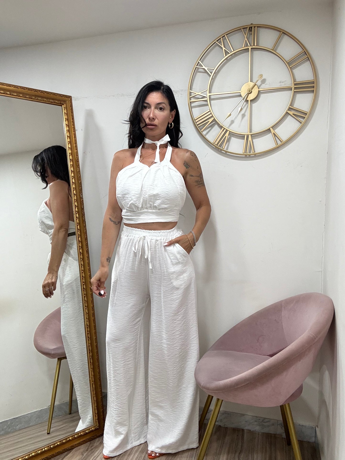 Coordinato lino  15910