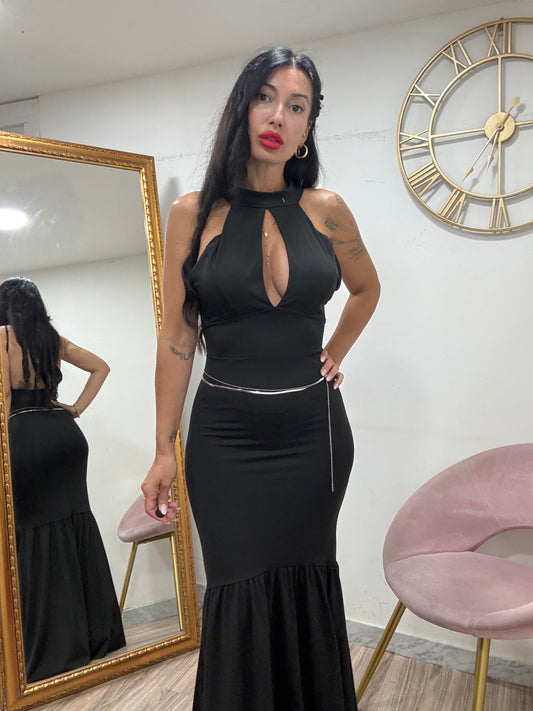 Dress balza collarino goccia 228171