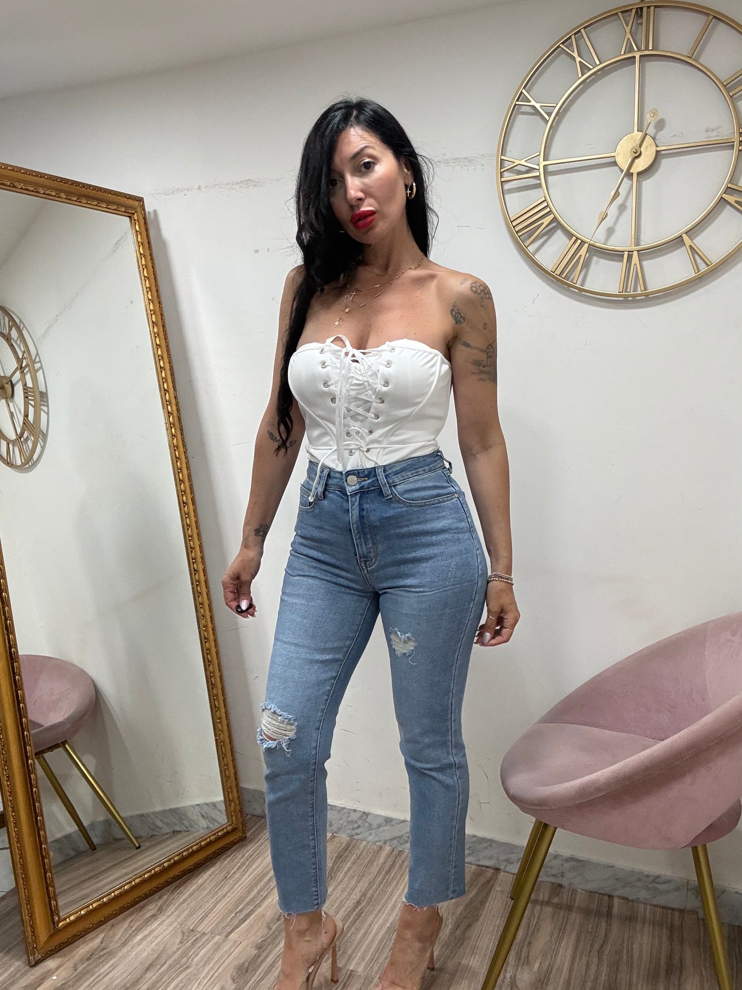 Jeans skinny Capri 2217