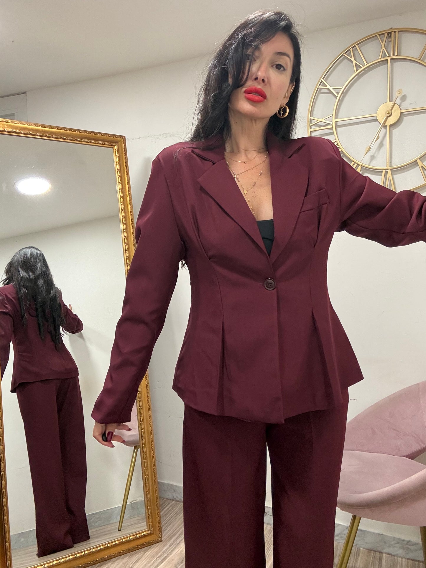 Tailleur giacca cinta slim 13158