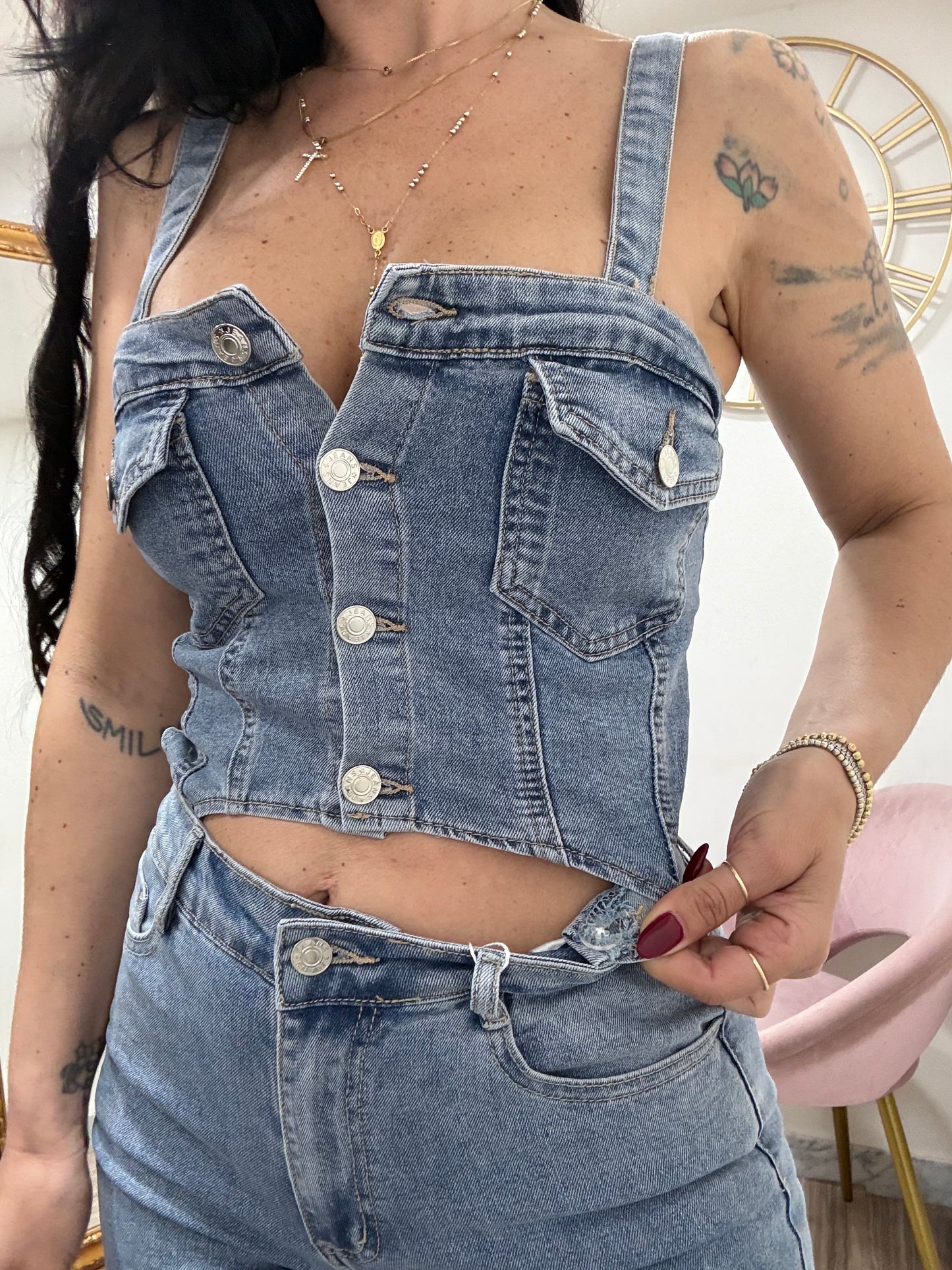 Coord jumpsuit Denim 146