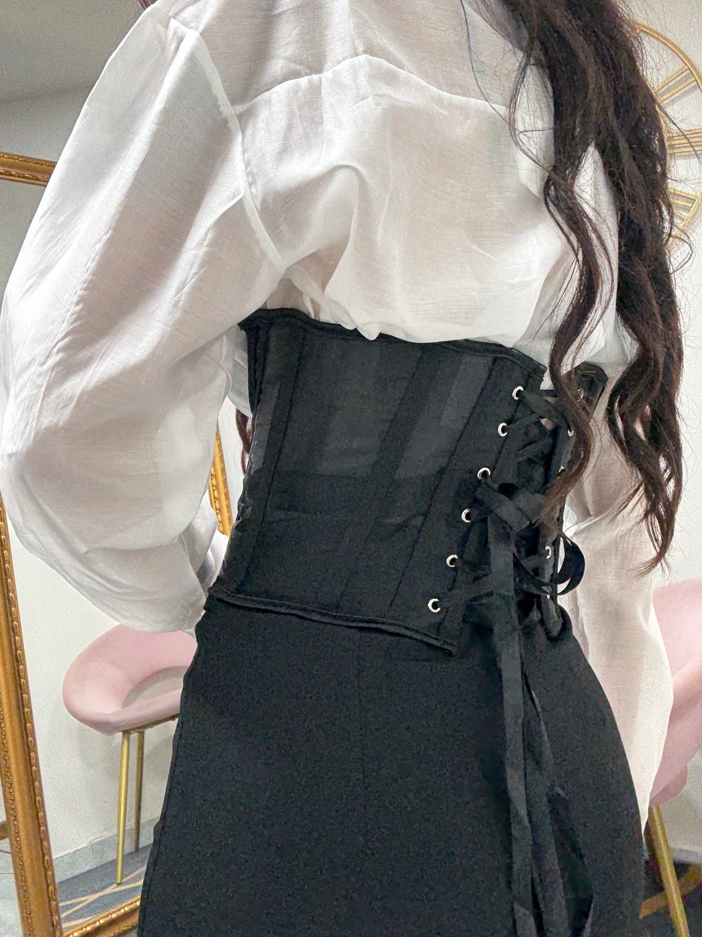 Cinta corsetto zip