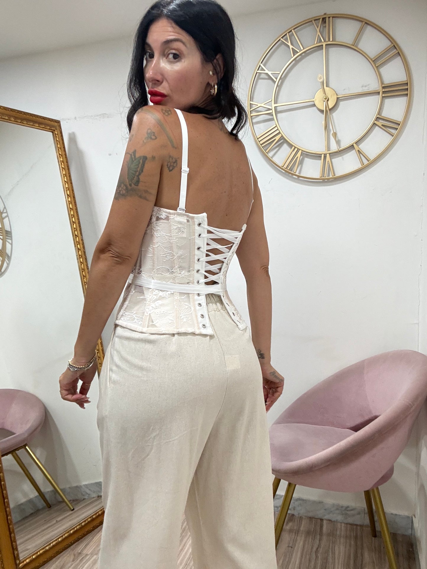 Corsetto pizzo 6495