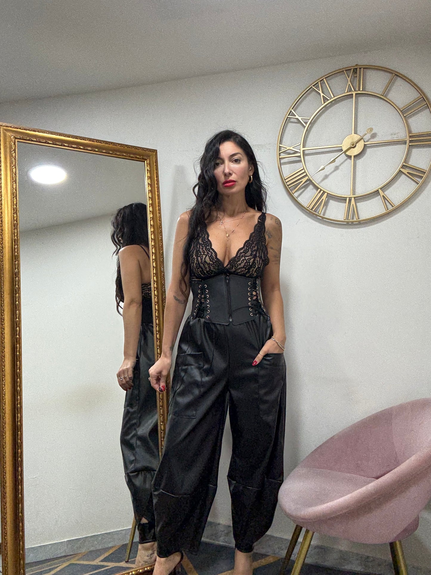 Pantalone eco ballon Capri 054