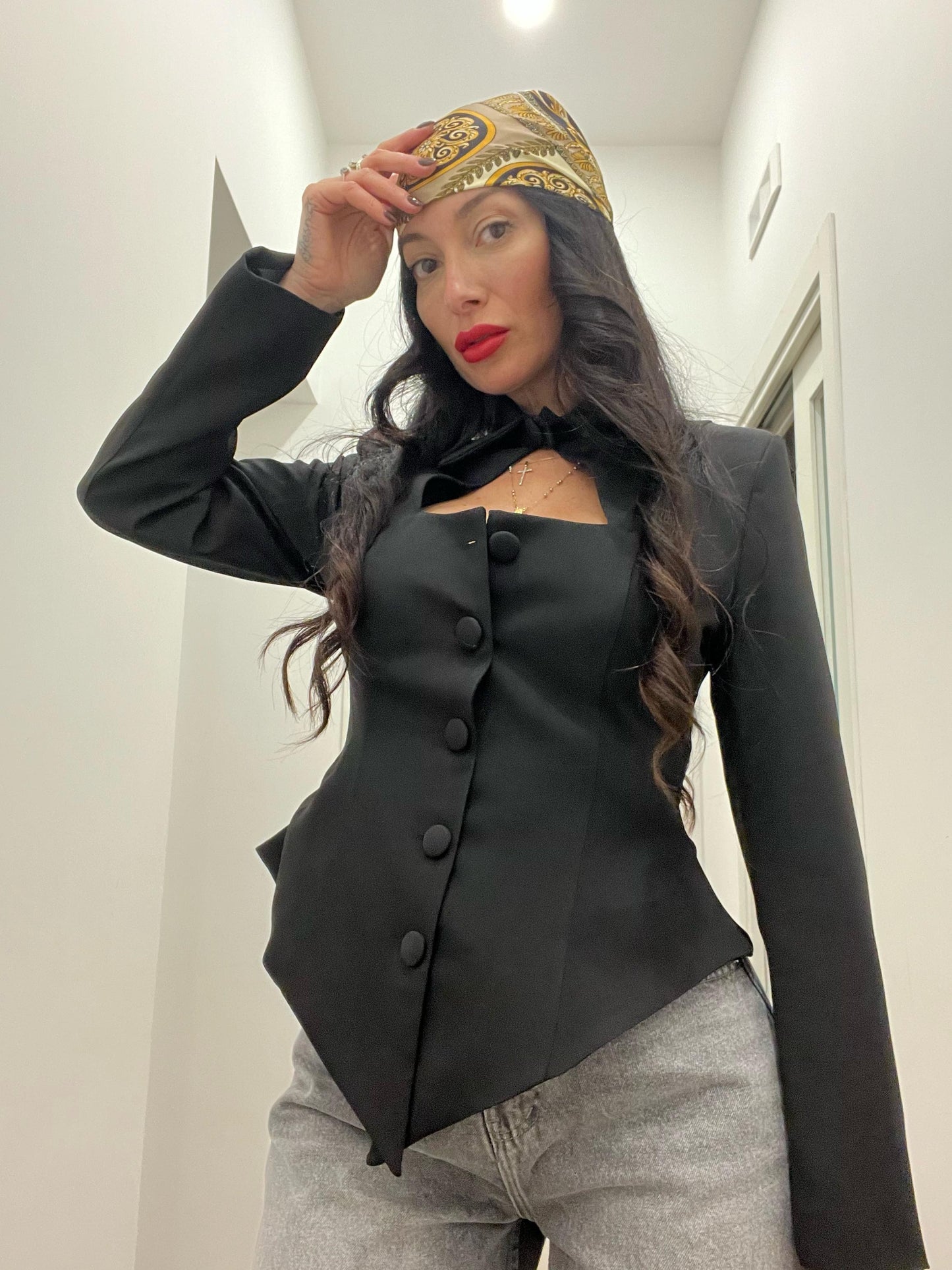 Giacca con colletto e camicia
