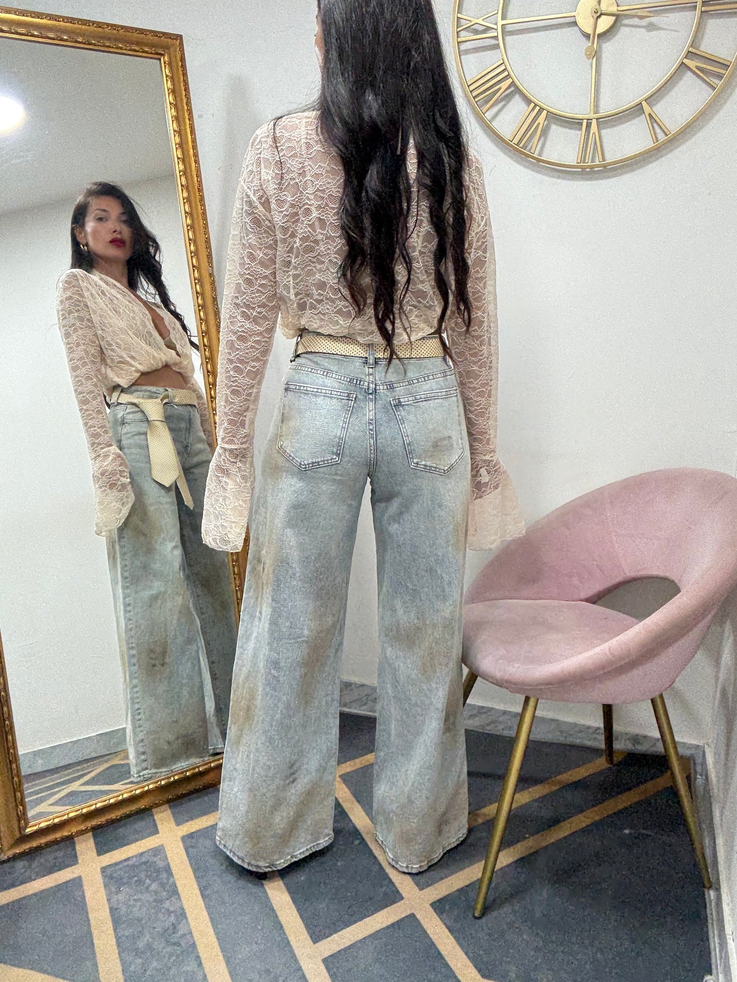 Jeans cravatta