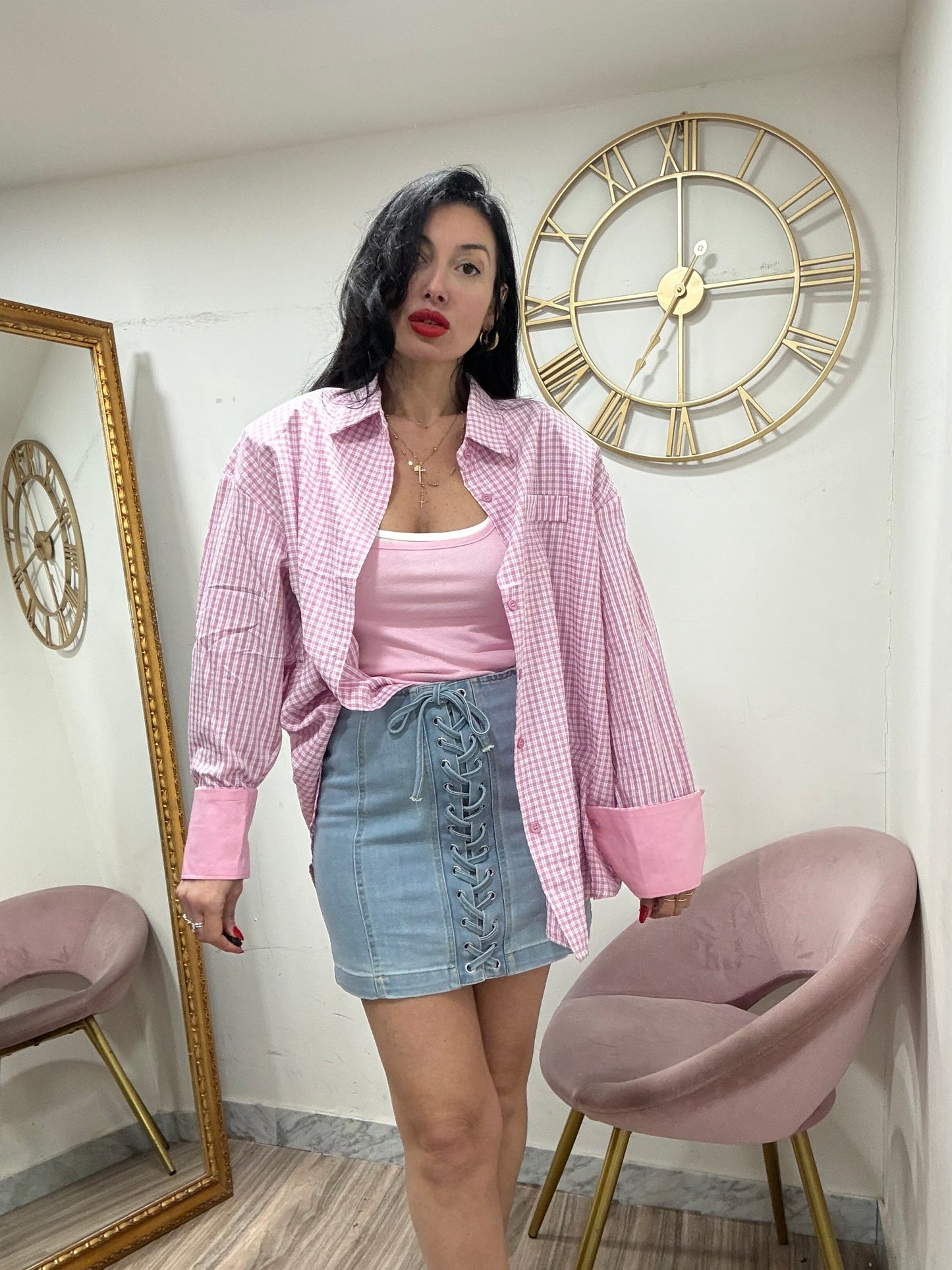Mini denim intreccio 810