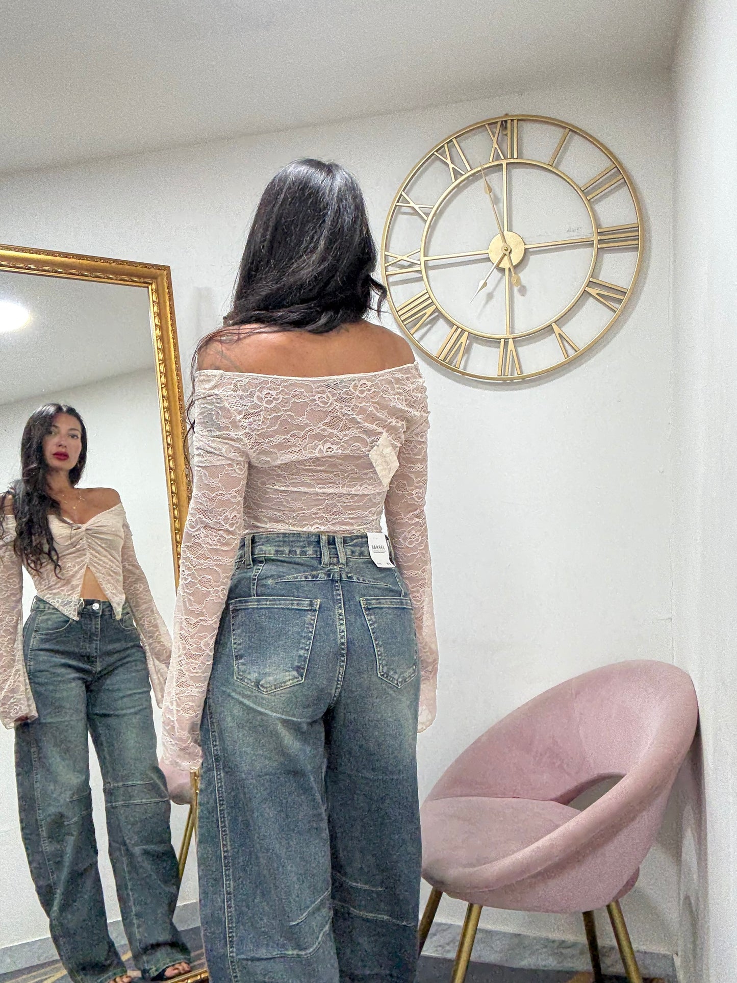 Maglia merletto nodo 186