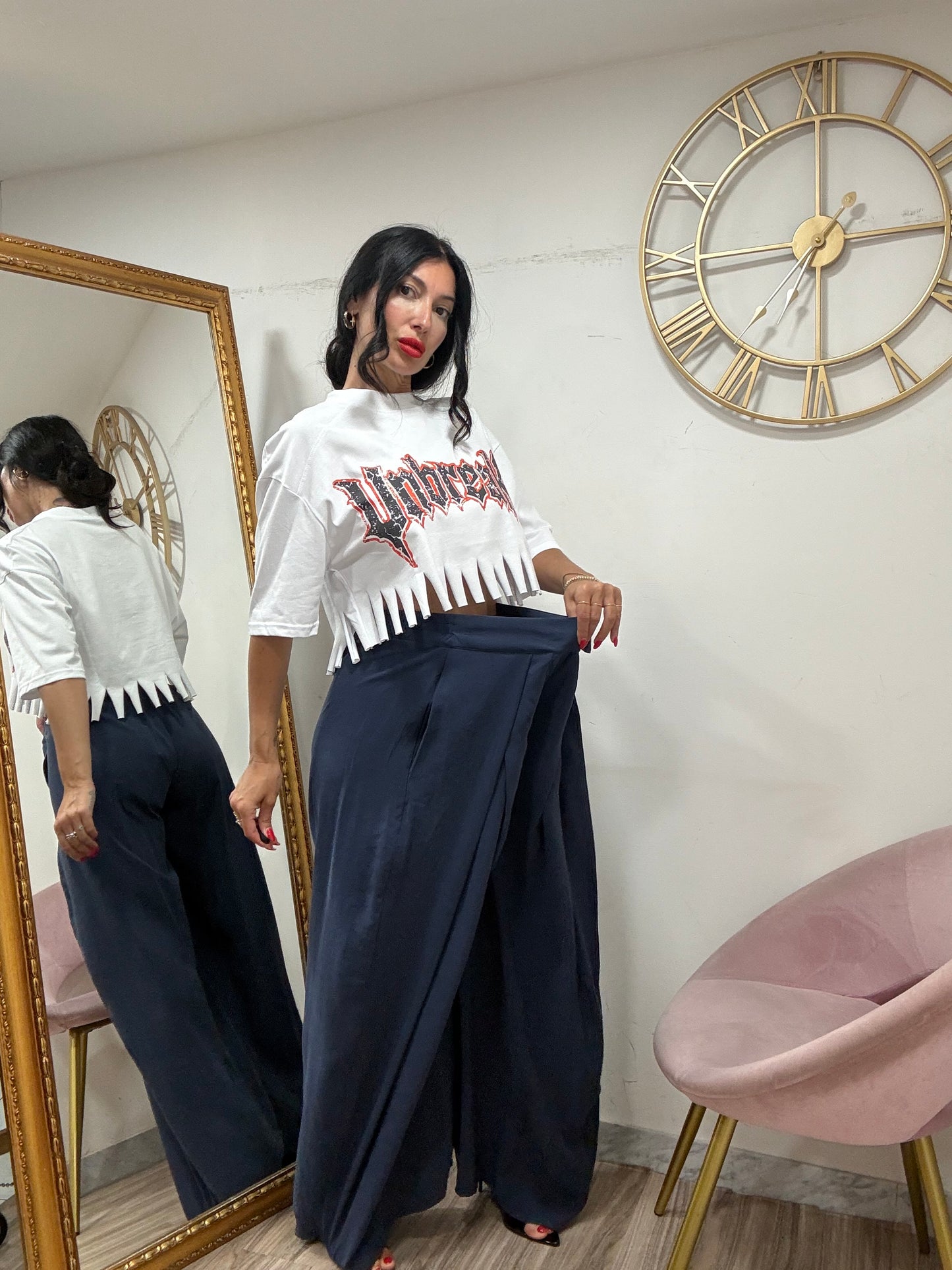 Pantalone seta mega  pence   18262