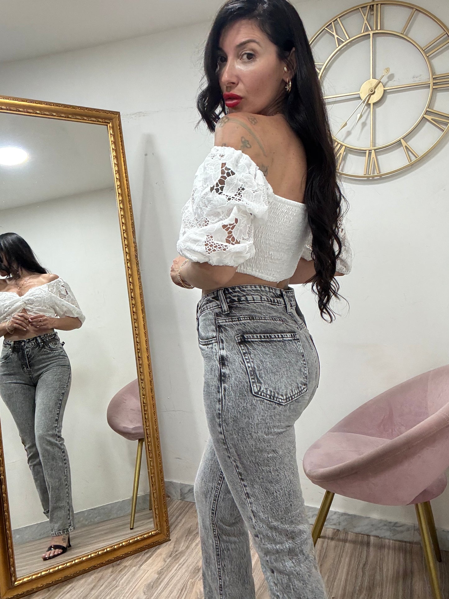 Crop macramè 4872