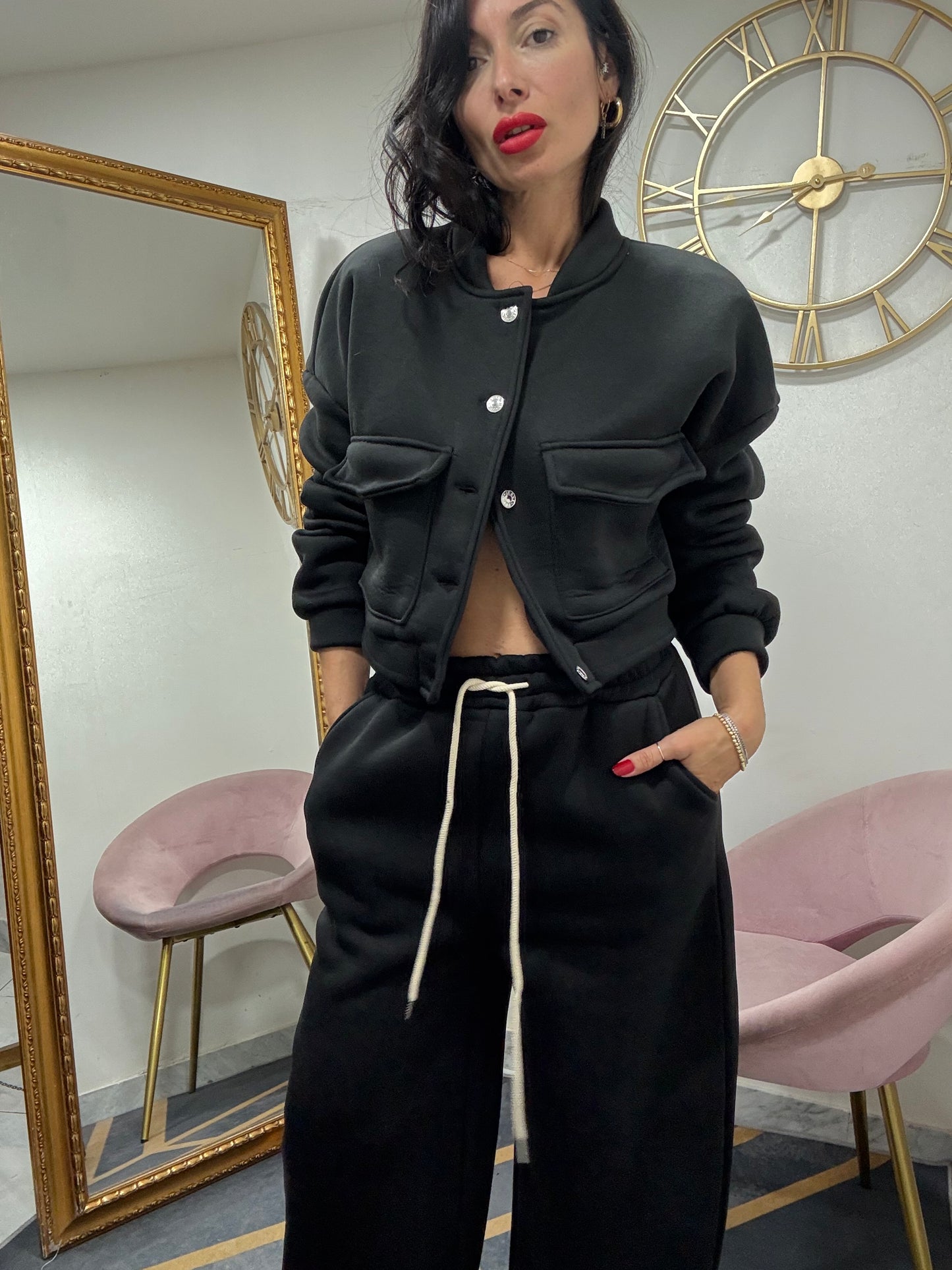 Coord felpa college tasconi 753