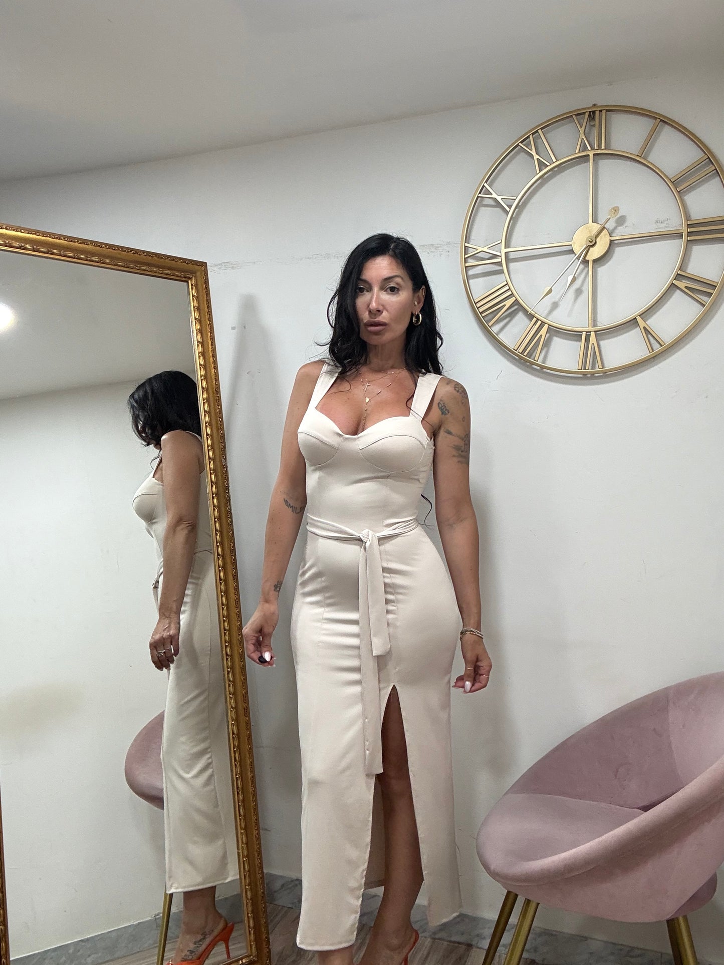 Dress tubino foulard 47261
