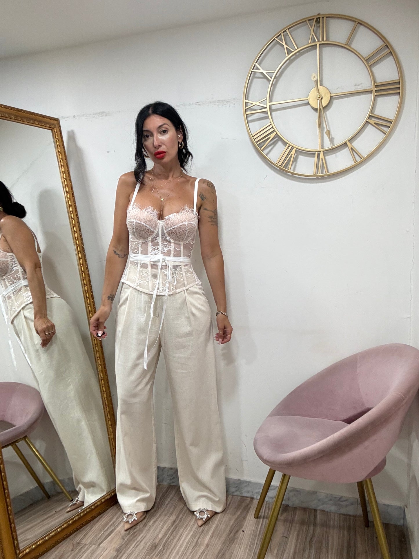 Corsetto pizzo 6495