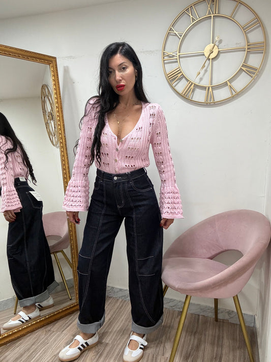 Jeans ballon cuciture  451