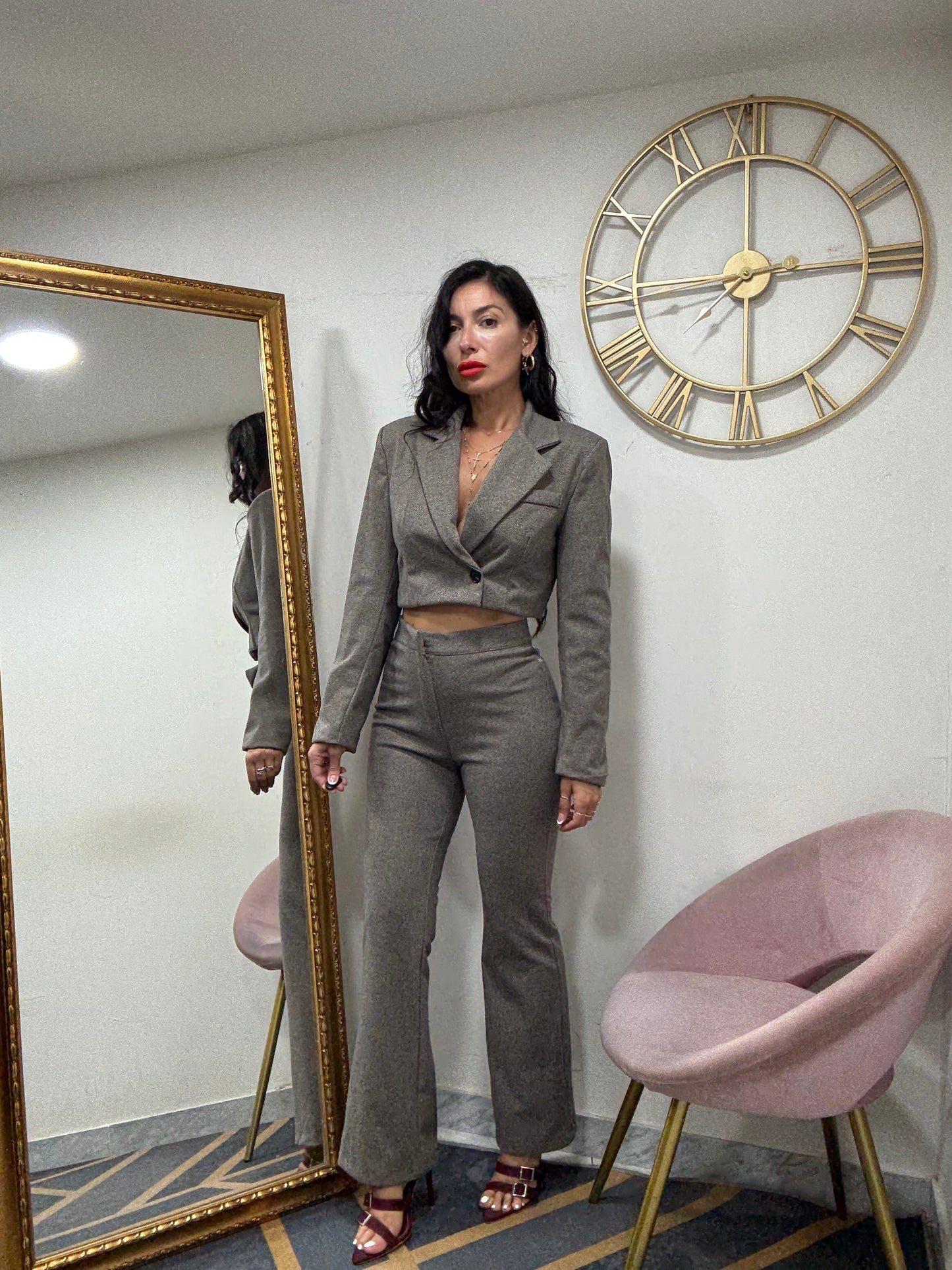 Tailleur spina di pesce panno 261