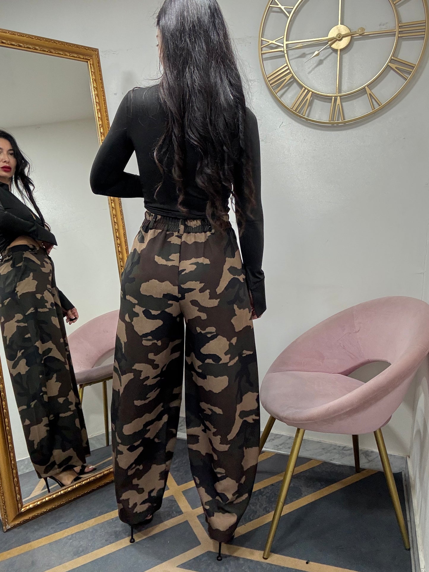 Pantalone ballon mimetico 740