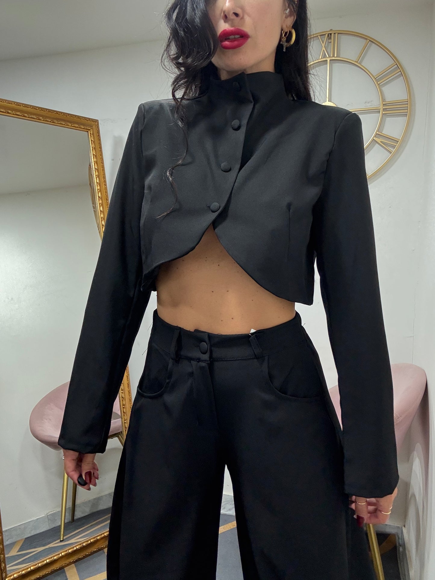 Coord giacca crop coreana 521