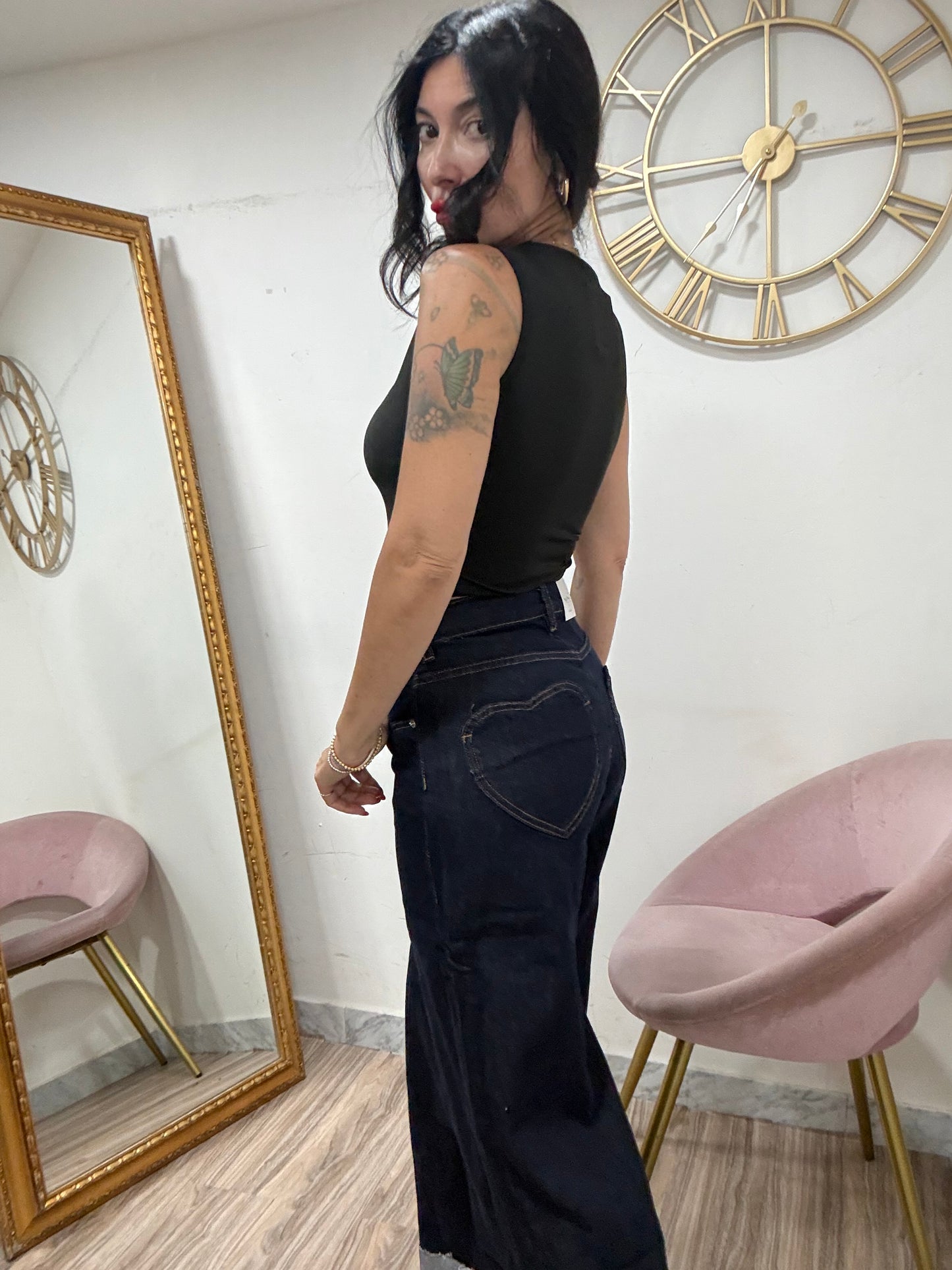 Jeans tasca cuore 3559