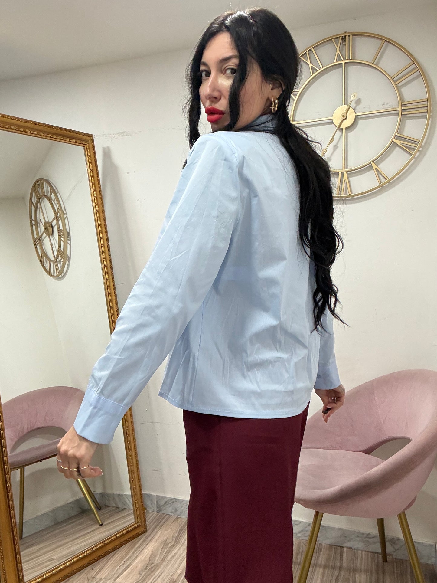 Camicia cravatta pois 45988