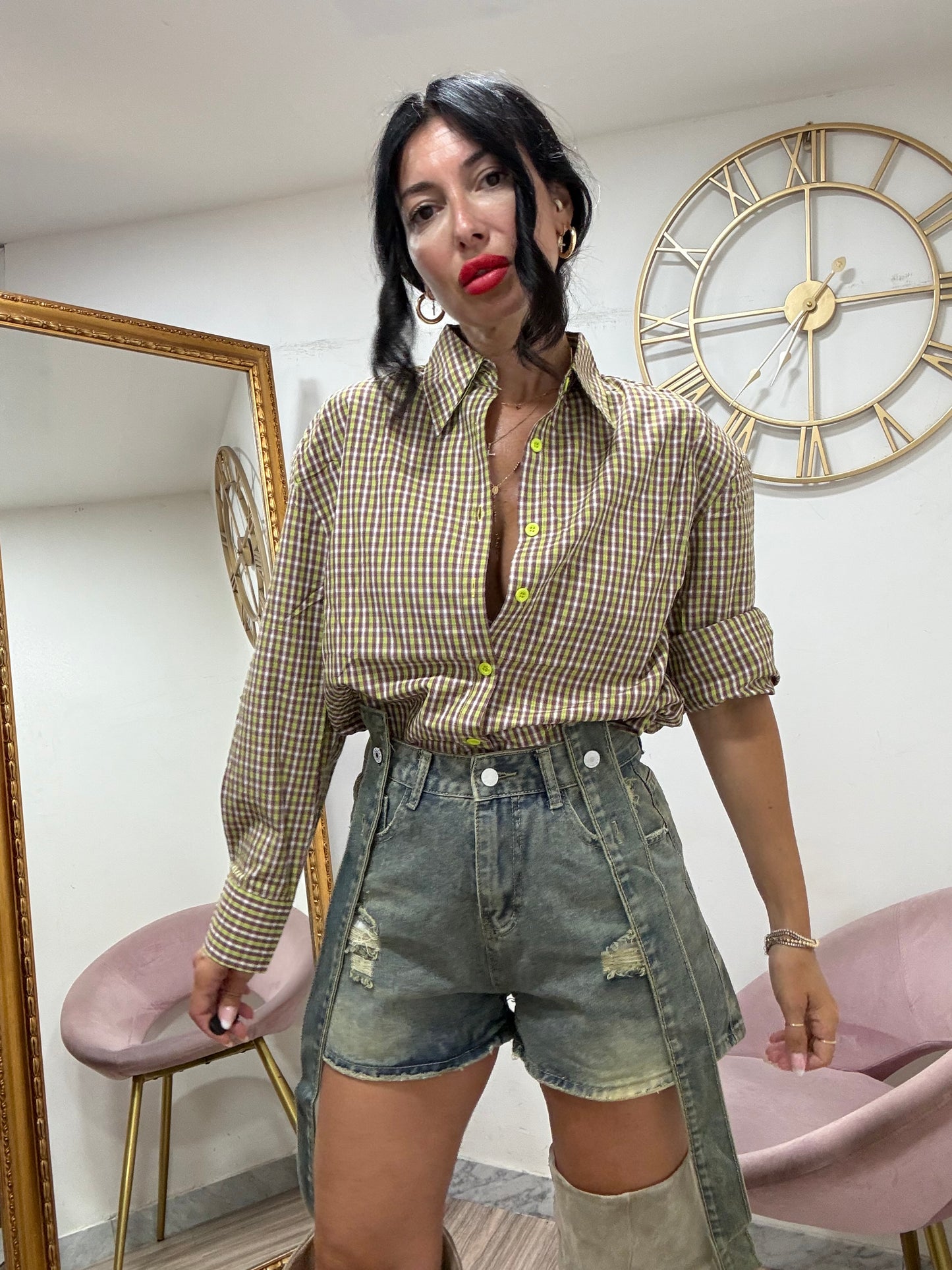 Camicia quadri 8969