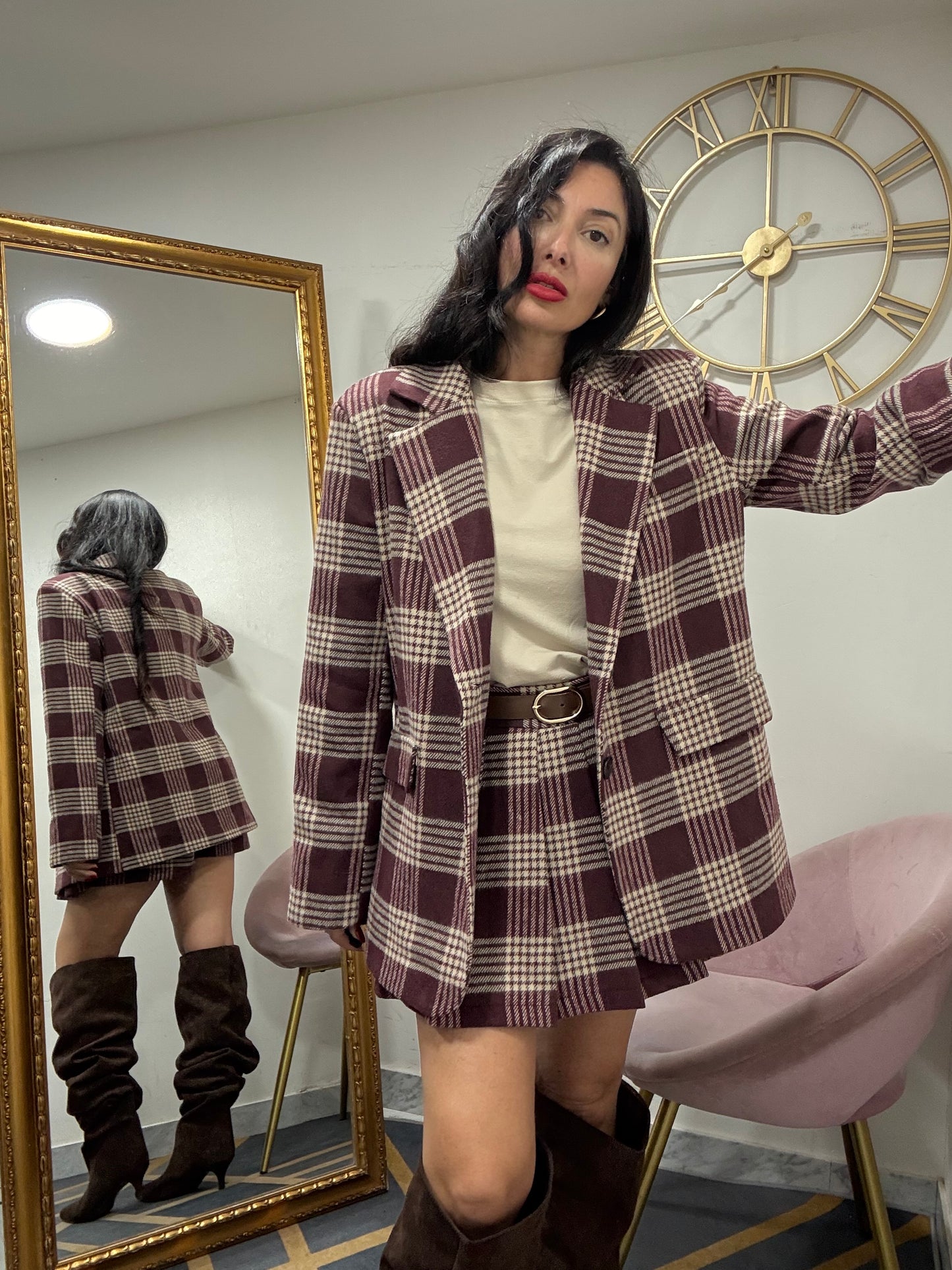 Giacca quadri  Londra 719