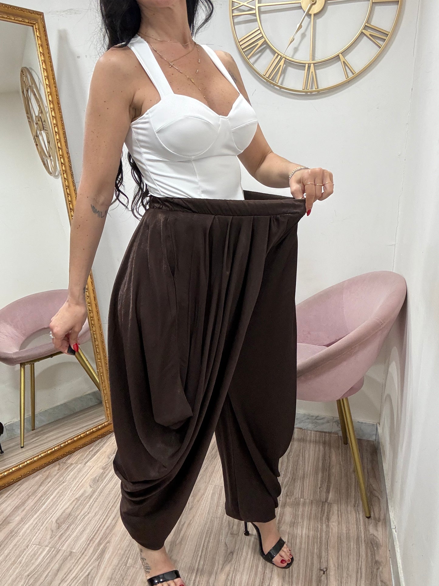 Pantalone raso odalisca  12643