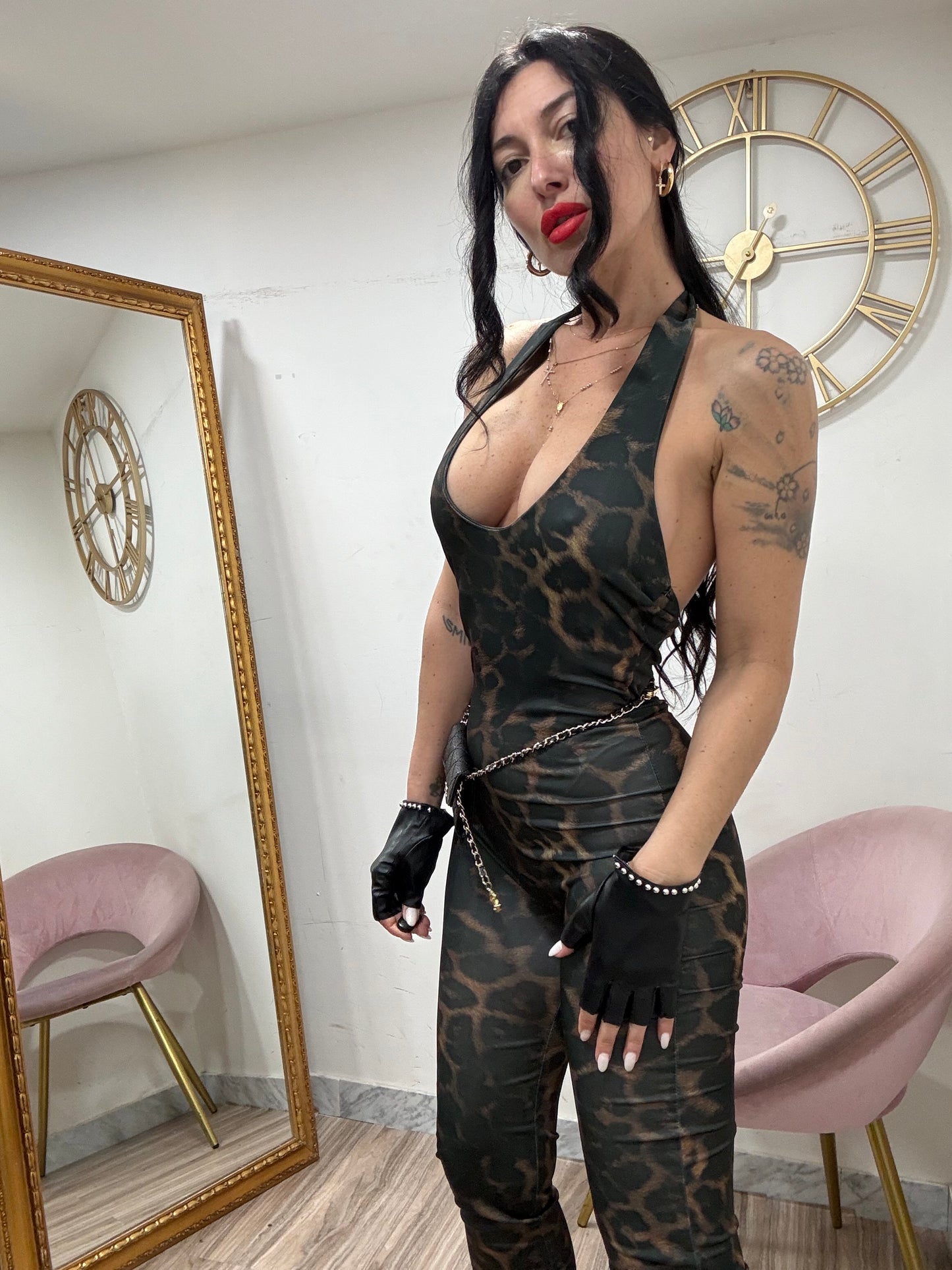 Jumpsuit animalier 22720