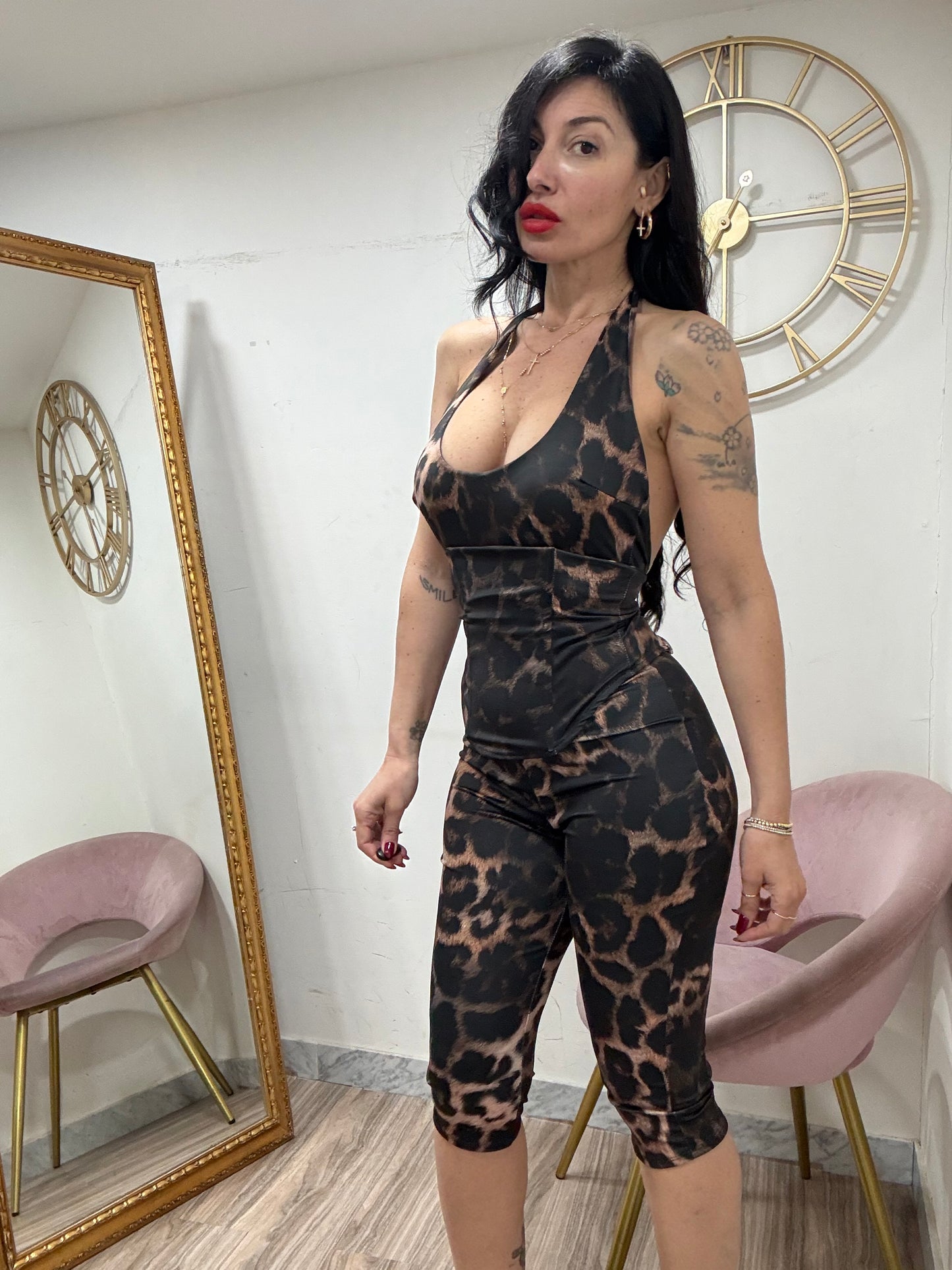 Jumpsuit ciclista bustier 2348