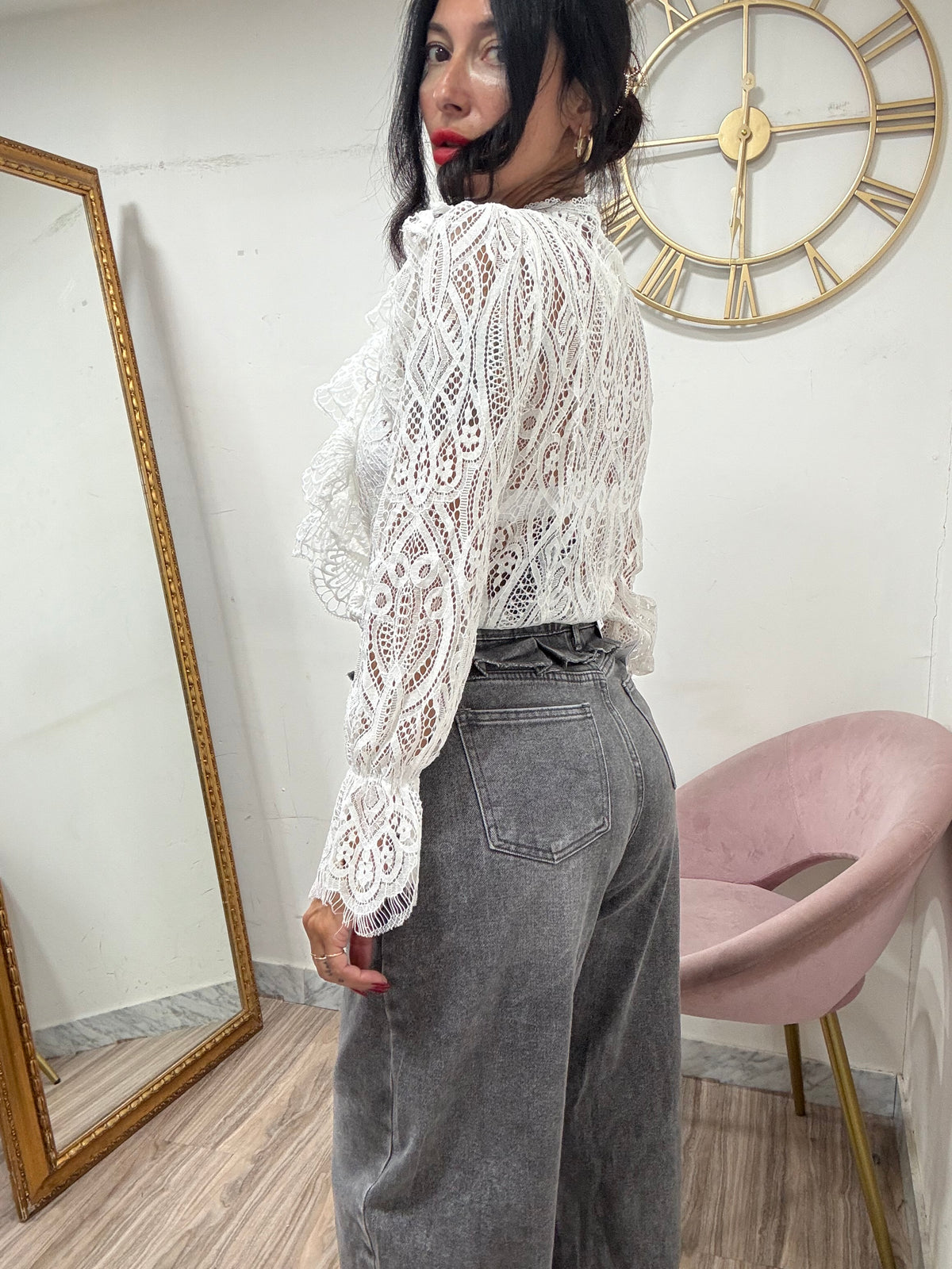 Blusa merletto 188