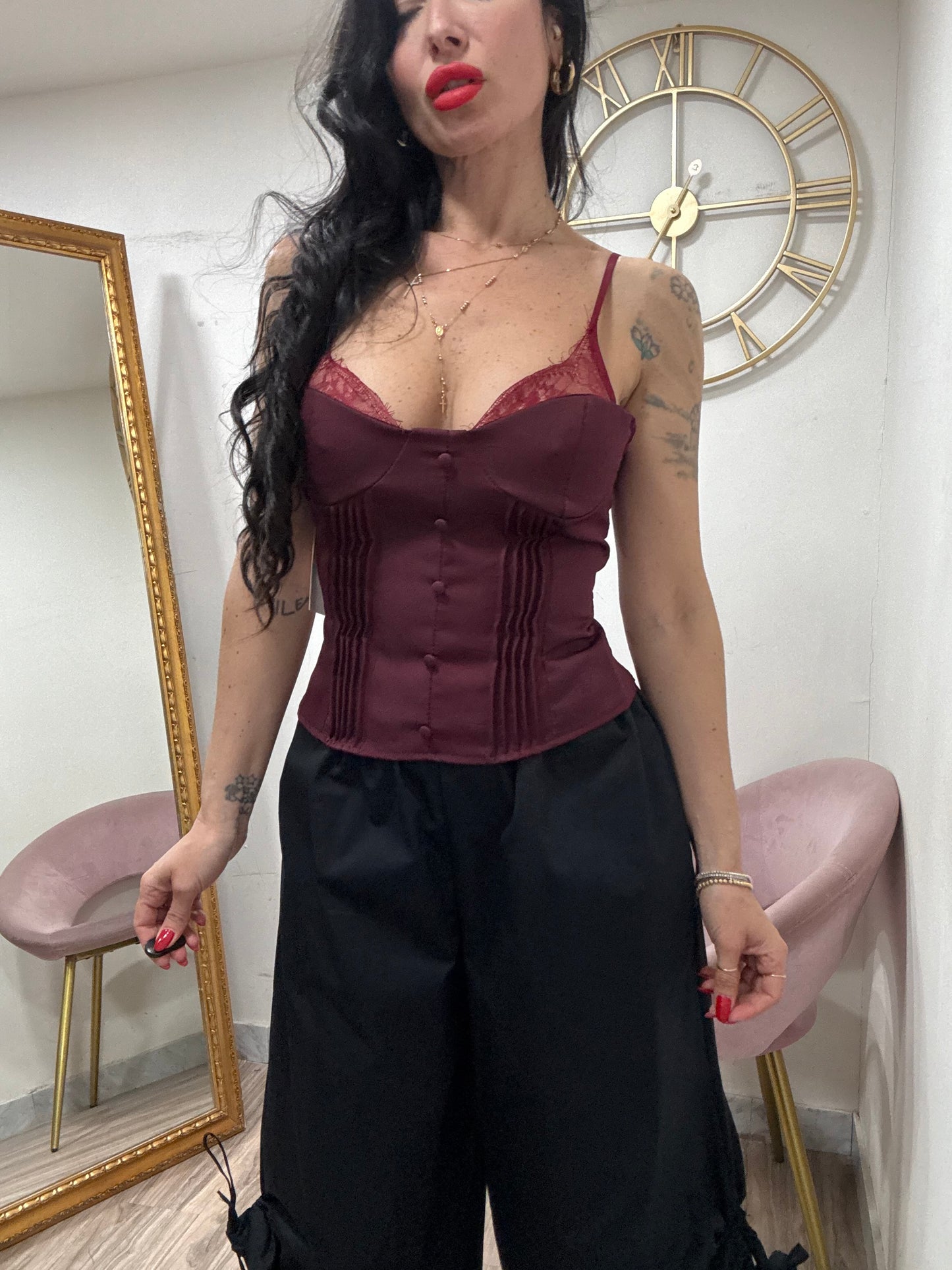 Canotta lacci retro 2291