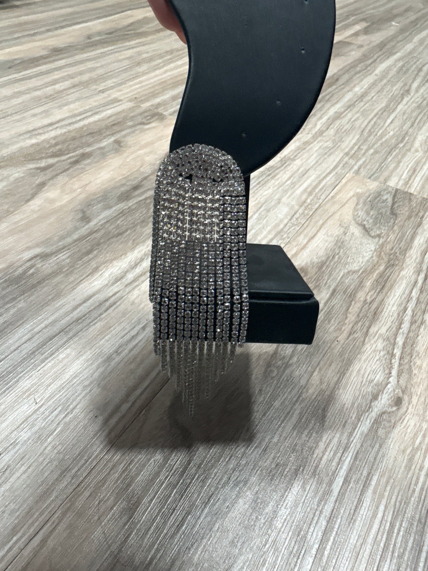 Orecchini cascata strass