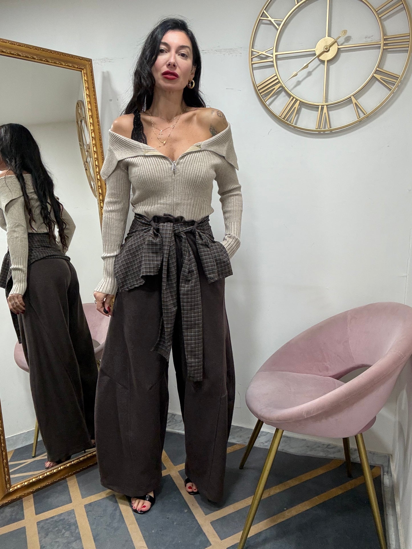 Pantalone cinta camicia 795