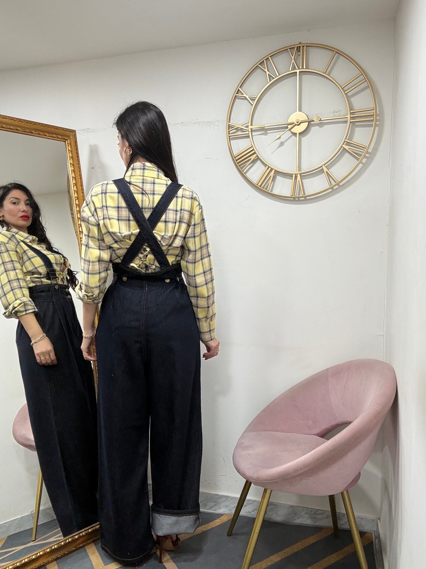 Jeans bretelle 036