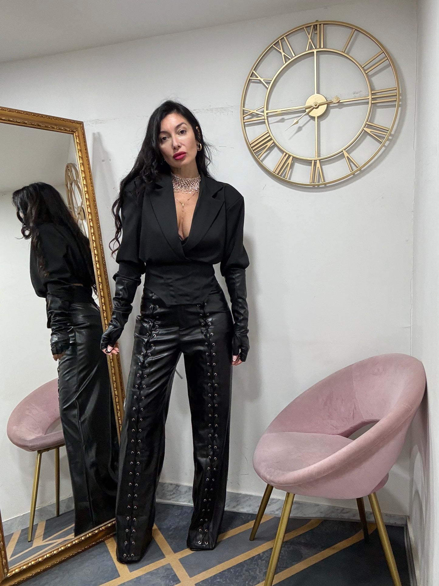 Giacca crop bustier 502