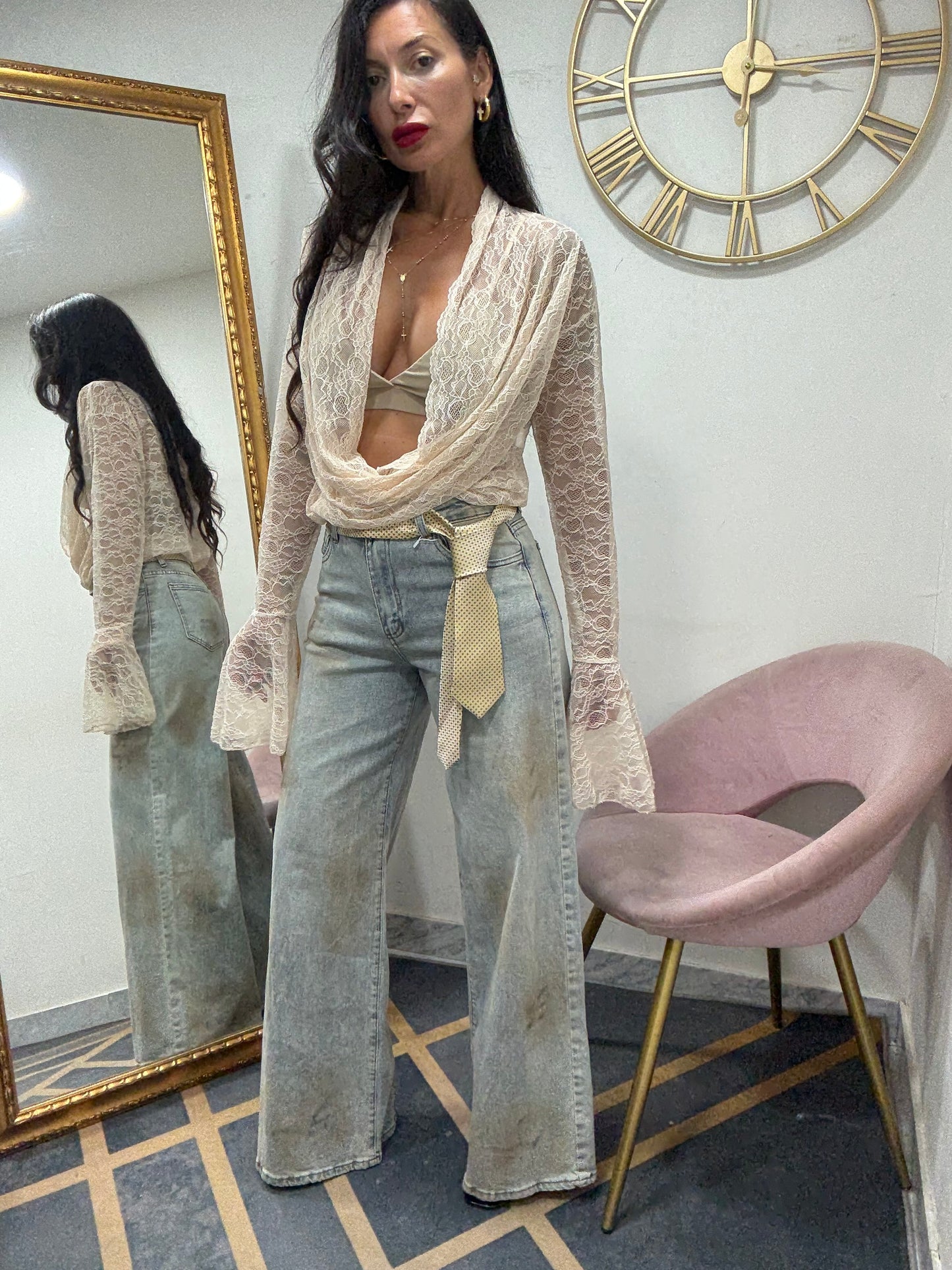 Jeans cravatta