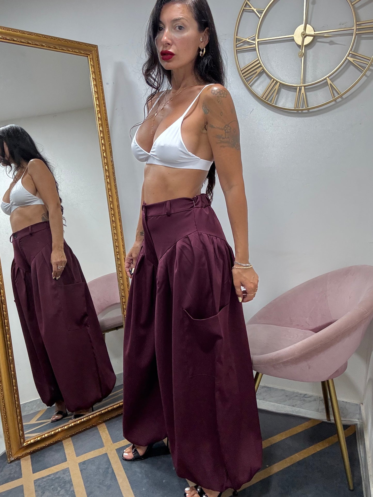 Pantalone aladino coulotte 886