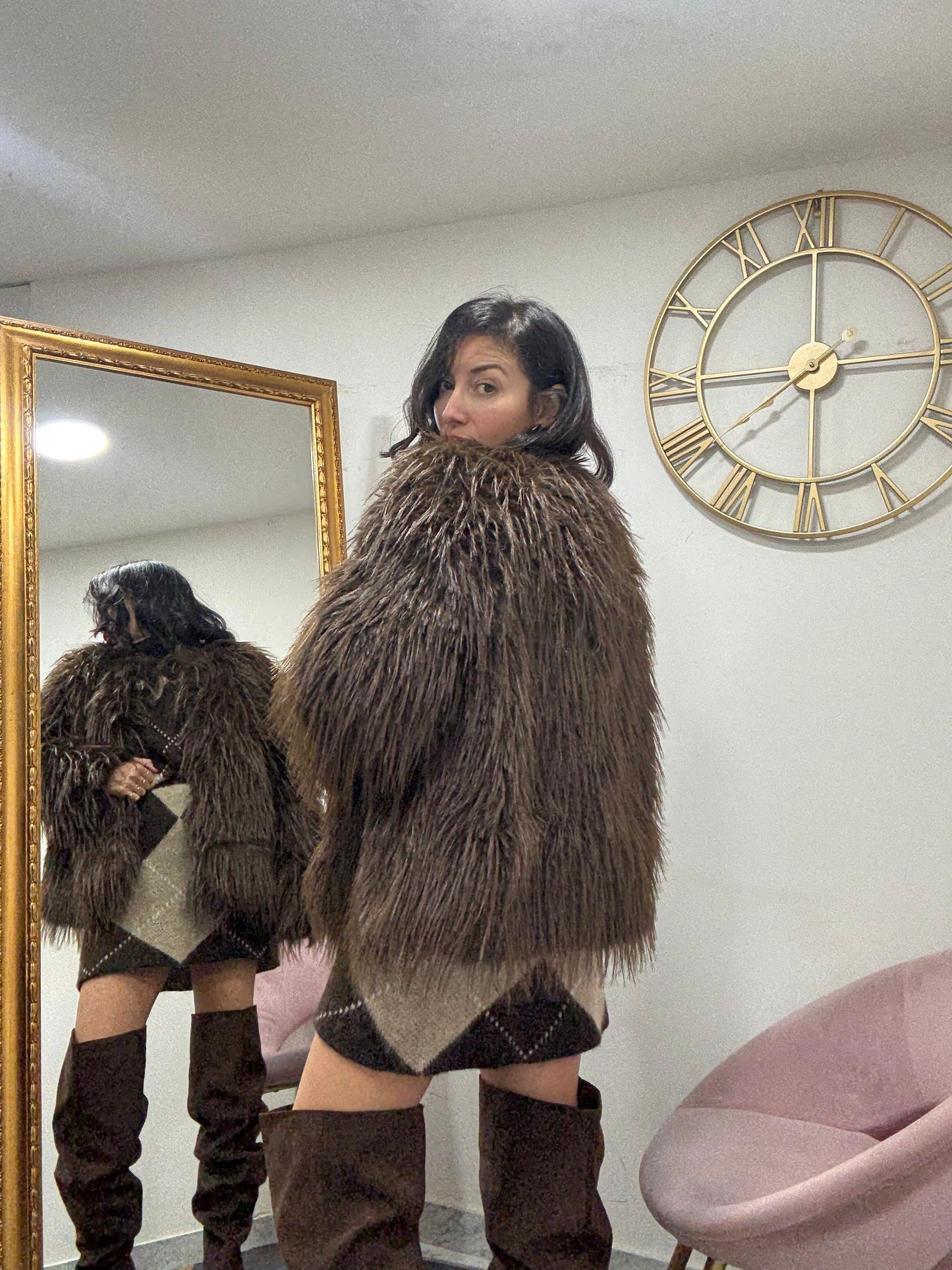 Ecofur Mongolia girocollo