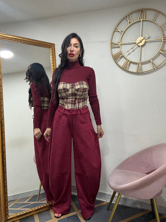 Pantalone ballon camoscio 521