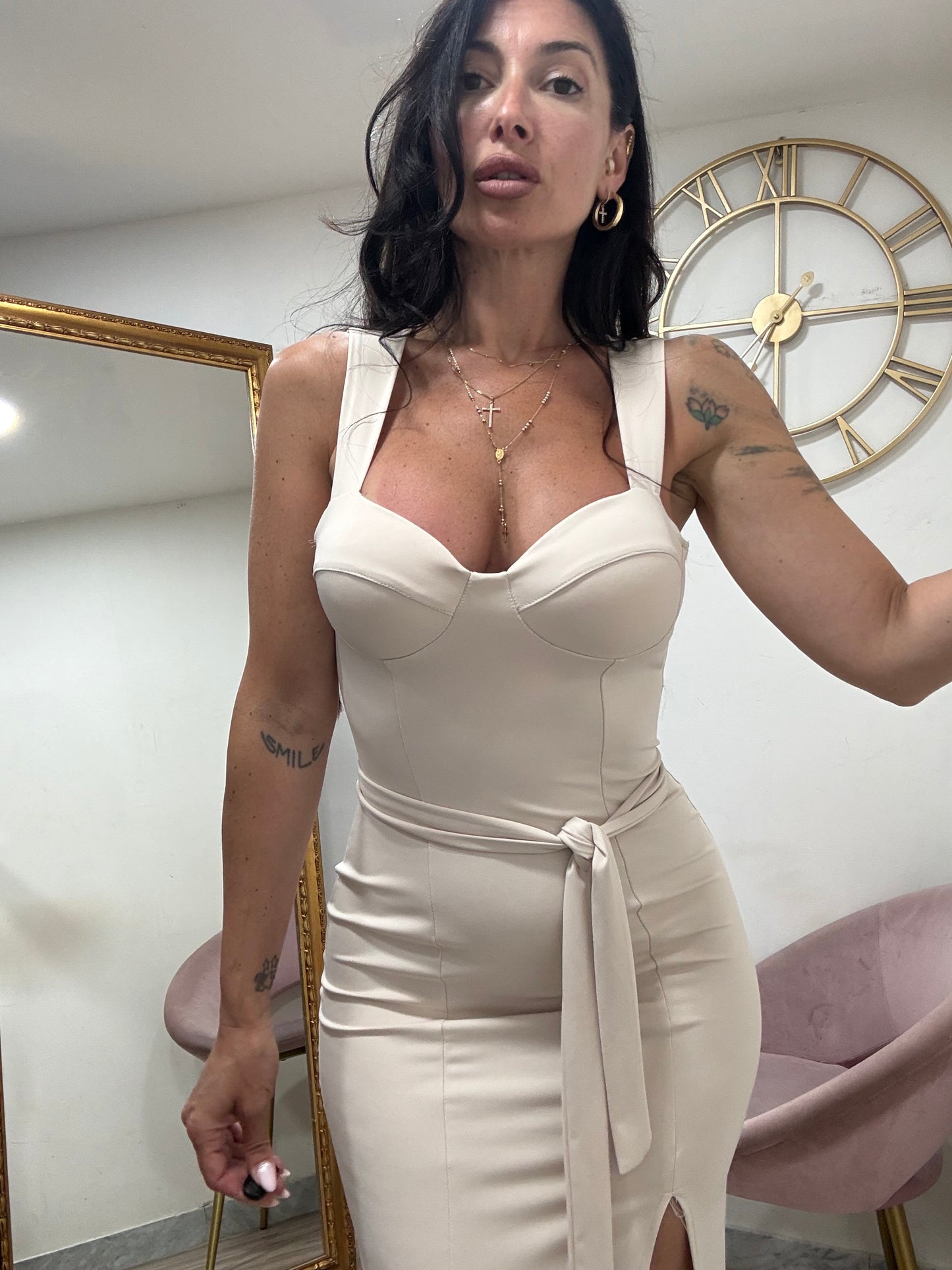 Dress tubino foulard 47261