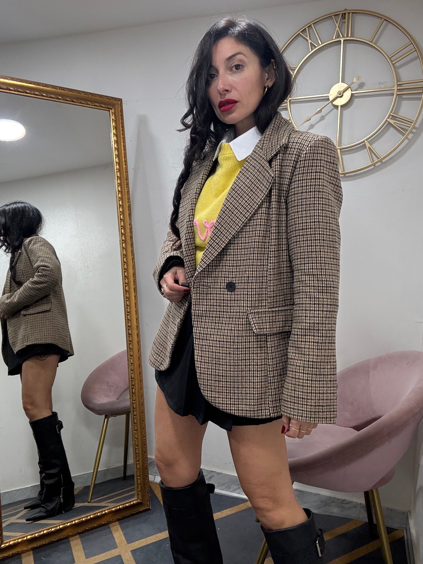 Giacca doppio petto 1 bottone 962