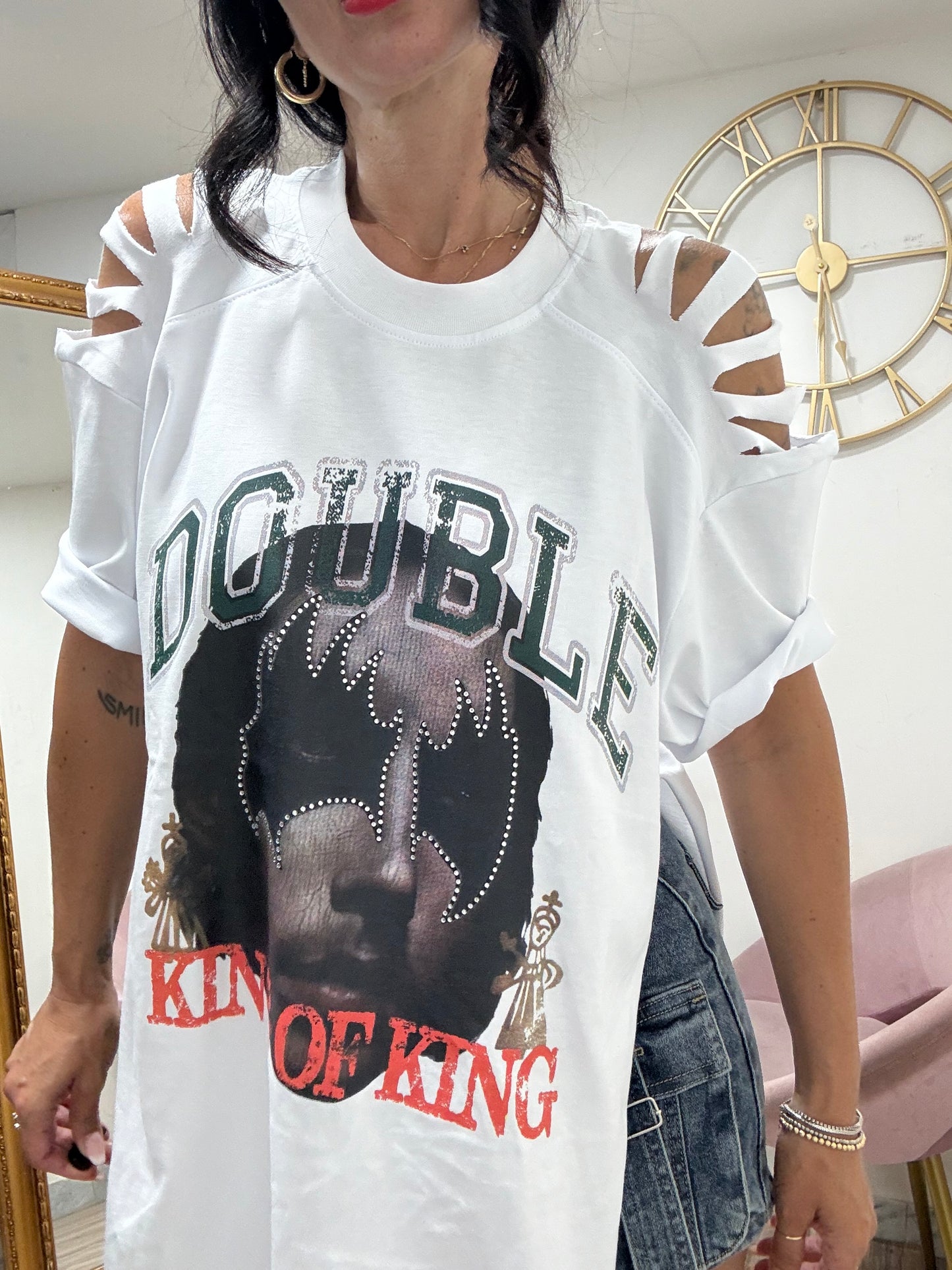 Shirt bouble tagli spalle 04